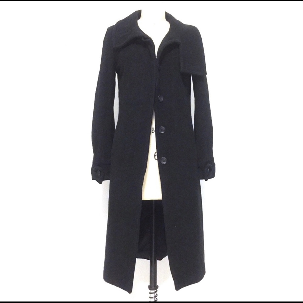 MACKAGE Black Wool/Cash blend Coat/P/S
